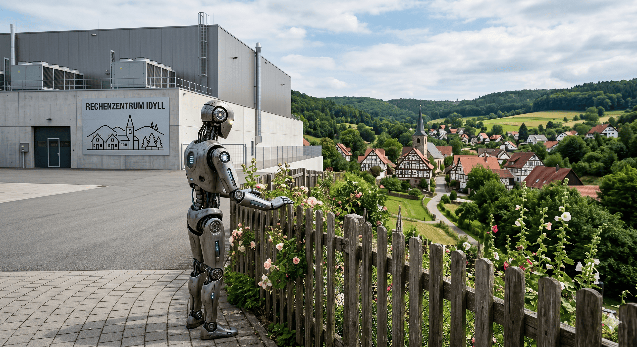 Warum wir das Dorf abreißen, und ein Rechenzentrum  bauen